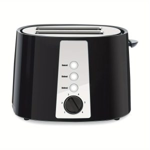 Toaster 2 Slice, Extra Wide Slot Toaster, 7 Shade Settings, Bread Toaster with Cancel, Defrost, Reheat Function, Extra Wide Slots for Waffle or Bagel, Removable Crumb Tray