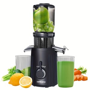 Cold Press Juicer, Celiberry Slow Masticating Juicer Machines With 4.1