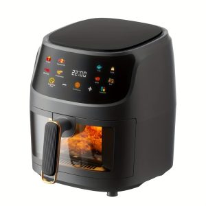 6L Visible Quart Smart Air Fryer: Healthy, Versatile Cooking, Easy Cleaning, Quick, Efficient Meals